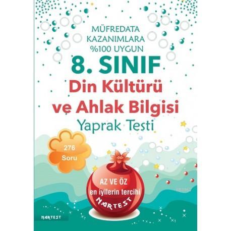 8. Sınıf Din Kültürü Ve Ahlak Bilgisi Yaprak Test- Yeni Müfredat