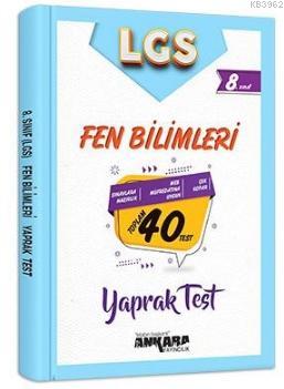 8.Sınıf Fen Bilimleri 40 Yaprak Test Kolektif