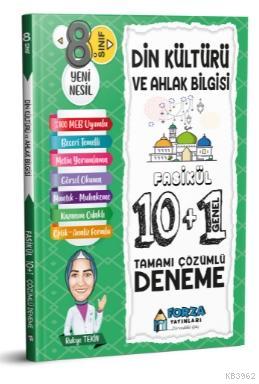 8. Sınıf LGS Din Kültürü ve Ahlak Bilgisi Tamamı Çözümlü Fasikül 10 Branş 1 Genel Deneme