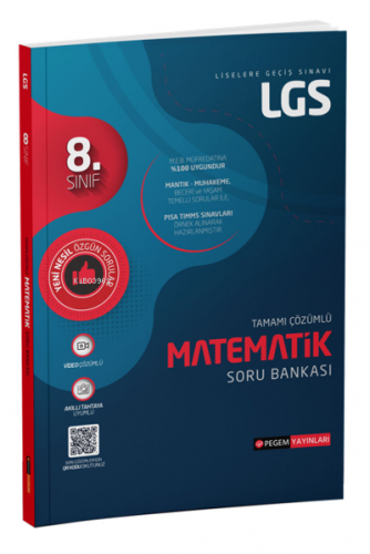 8. Sınıf LGS Tamamı Çözümlü Matematik Soru Bankası