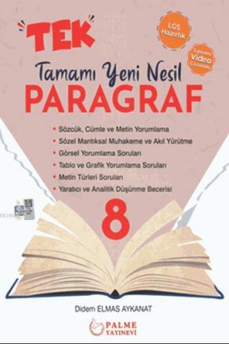 8.Sınıf Tek Paragraf Tamamı Yeni Nesil Soru Kitabı