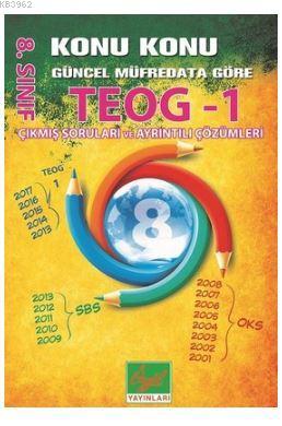 8.Sınıf TEOG 1 Konu Konu Güncel Müfredata Göre Çıkmış Soruları ve Ayrıntılı Çözümleri