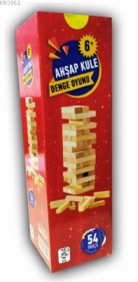 Ahşap Kule Denge Oyunu 54 Parça