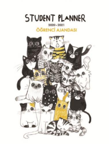 Akademi Çocuk Öğrenci Ajandası 2020-2021 Street Cats 3072 - 16x21 cm