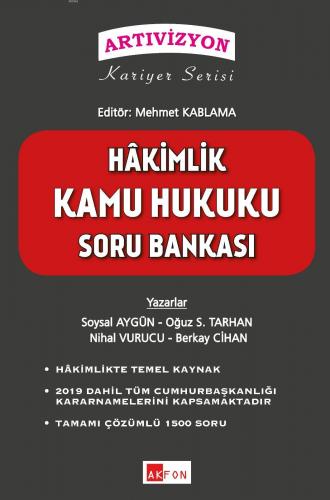 Akfon Hakimlik Soru Bankası Eylül 2019 Artıvizyon Kariyer