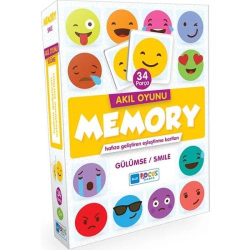 Akıl Oyunu - Memory - Gülümse (Eşleştirme Kartı 34 Parça)