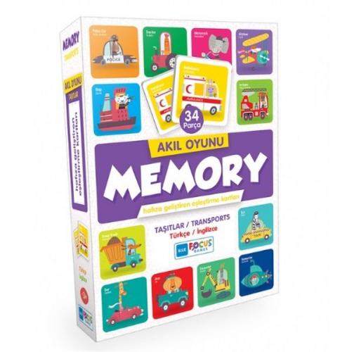 Akıl Oyunu - Memory - Taşıtlar (Eşleştirme Kartı 34 Parça)