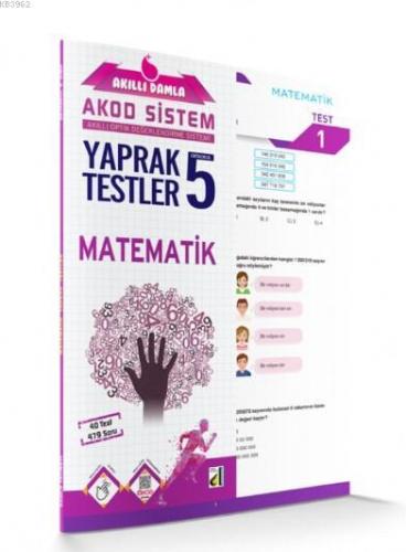 Akıllı Damla Matematik Yaprak Testler - 5.Sınıf; Akıllı Damla Akod Sistem (Akıllı Optik Değerlendirme Sistemi) Yaprak Testler