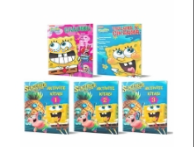 Aktivite Kitapları Seti Sünger Bob - 5 Kitap