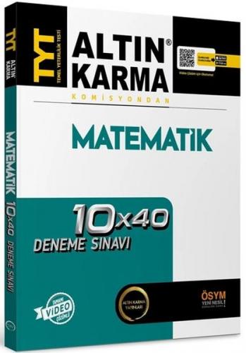 Altın Karma 2022 TYT Matematik Tamamı Video Çözümlü 10x40 Deneme Sınavı