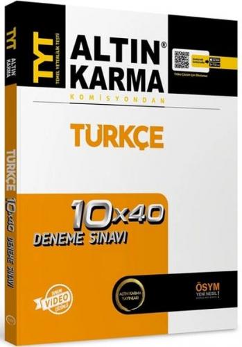Altın Karma 2022 TYT Türkçe 10 x 40 Branş Deneme Komisyon
