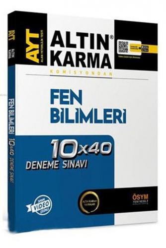 Altın Karma Yayınları AYT Fen Bilimleri 10x40 Deneme Sınavı Altın Karm