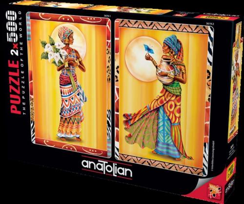 Anatolian Afrikalı Kadınlar/ African Ladies 2x500 Parça Puzzle