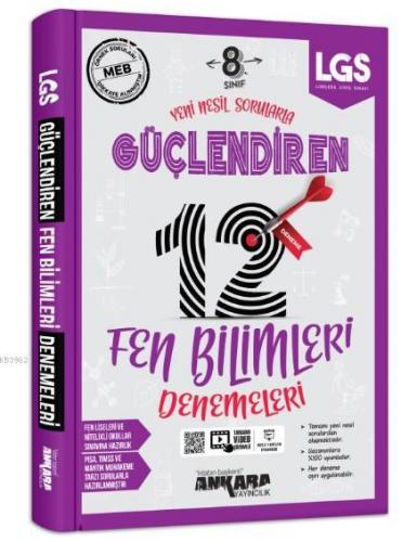 Ankara Yayınları 8. Sınıf LGS Fen Bilimleri Güçlendiren 12 Deneme Anka