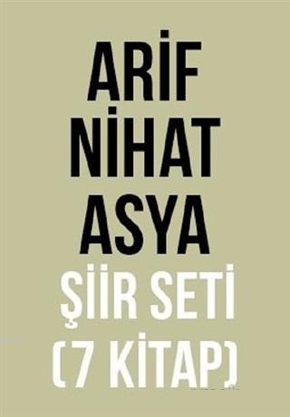 Arif Nihat Asya Şiir Seti (7 Kitap Takım)