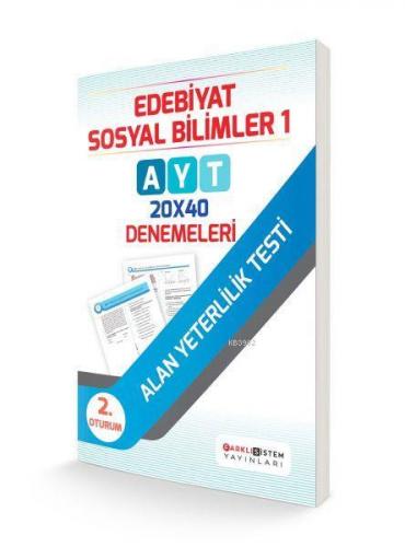 AYT 2. Oturum Edebiyat Sosyal Bilimler 1 - 20x40 Denemeleri