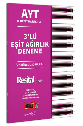 AYT Resital Serisi 3'lü Eşit Ağırlık Deneme