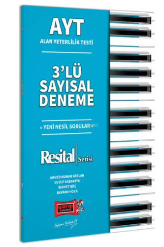AYT Resital Serisi 3'lü Sayısal Deneme Yargı Yayınları