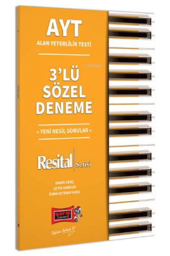 AYT Resital Serisi 3'lü Sözel Deneme Yargı Yayınları