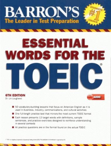 Barron's Essential Words for the TOEIC 6th Edition Lin Lougheed