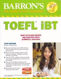 Barron's TOEFL IBT with MP3 audio CD 15th Edition Pamela J. Sharpe