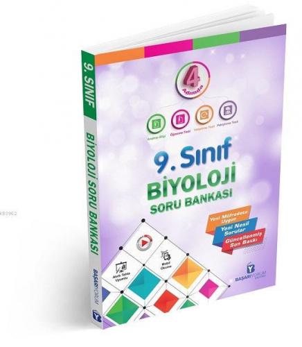 Başarıyorum Yayınları 9. Sınıf 4 Adımda Biyoloji Soru Bankası Başarıyorum