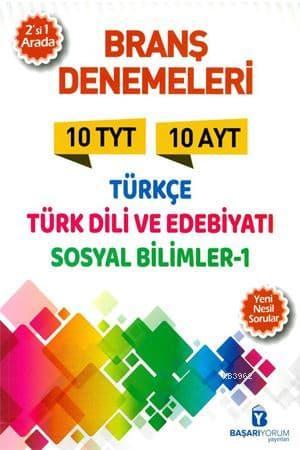 Başarıyorum Yayınları Tyt Ayt Türkçe Türk Dili Ve Edebiyatı Sosyal Bil