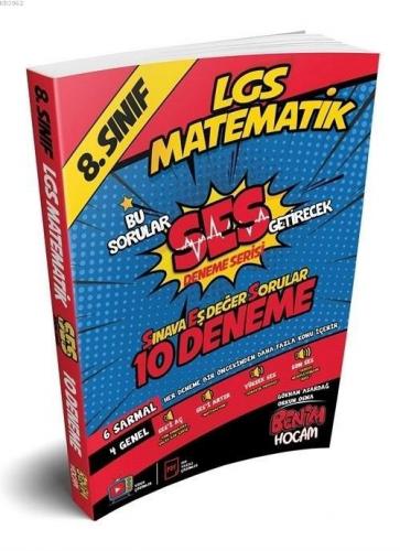 Benim Hocam Yayınları 8. Sınıf LGS SES Getirecek Matematik 10 Deneme B