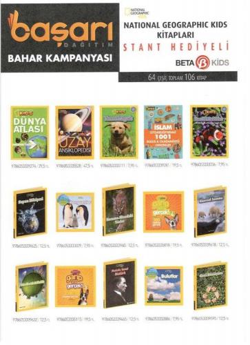 Beta National Geographic Kitaplar Seti (64 ÇEŞİT - 106 AD)