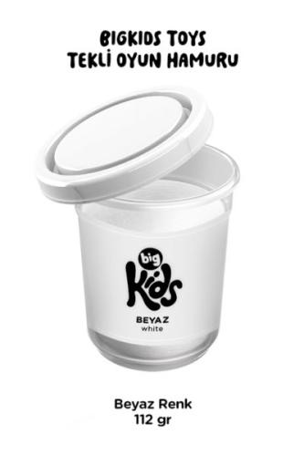 Bigkids Toys / Beyaz - 12'li Oyun Hamuru (112 Gr)