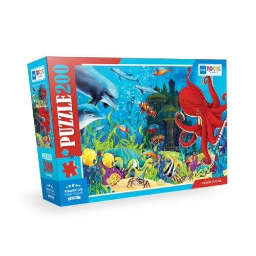 Blue Focus - Aquatic Life (Deniz Yaşamı) - Puzzle 200 Parça