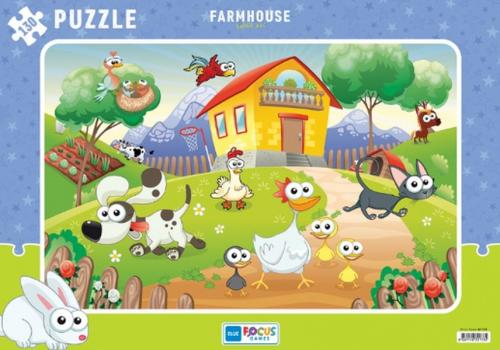 Blue Focus Farmhouse (Çiftlik Evi) - Puzzle 130 Parça