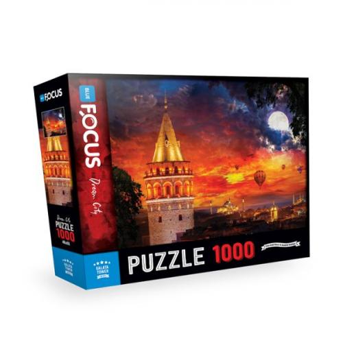 Blue Focus Puzzle Galata Kulesi 1000 Parça