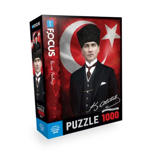 Blue Focus Puzzle Mustafa Kemal Atatürk 1000 Parça