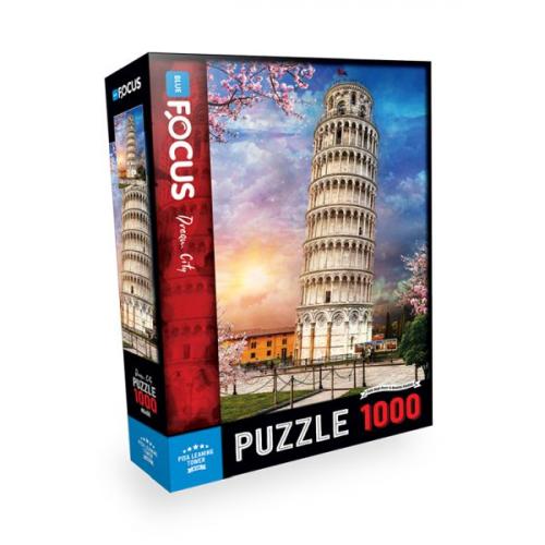 Blue Focus Puzzle Pisa Kulesi 1000 Parça
