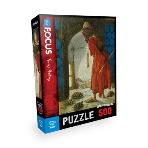 Blue Focus The Tortoise Trainer (Kaplumbağa Terbiyecisi) - Puzzle 500 