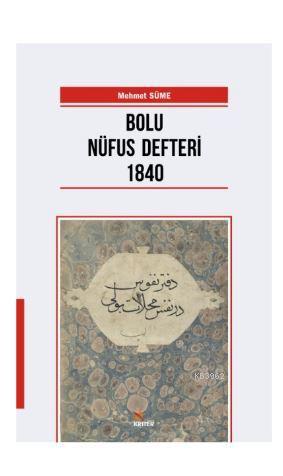 Bolu Nüfus Defteri 1840 Mehmet Sümer
