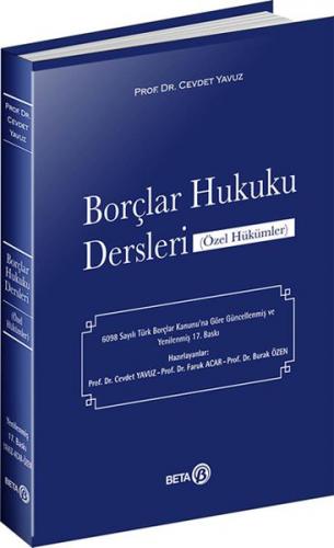 Borçlar Hukuku Dersleri  (Özel Hükümler)