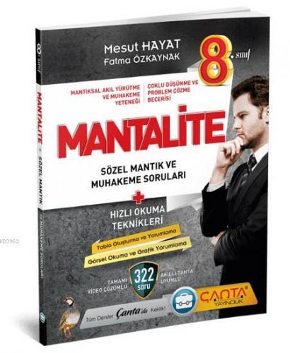 Çanta 8. Sınıf Yeni Nesil Sözel Mantık ve Muhakeme