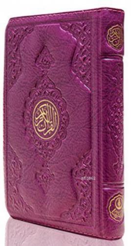 Çanta Boy Kur'an-ı Kerim (Lila Renk, Kılıflı, Mühürlü) Kolektif