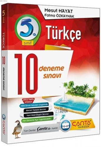Çanta Yayınları 5. Sınıf Türkçe 10 Deneme Sınavı Çanta