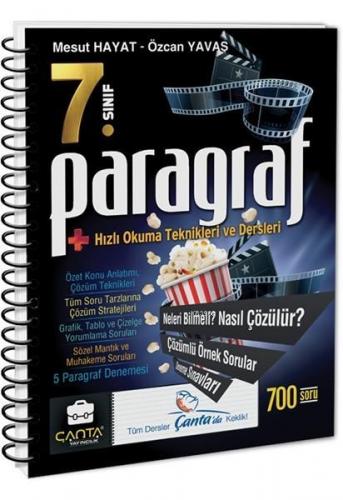 Çanta Yayınları 7. Sınıf Paragraf Hızlı Okuma Teknikleri ve Dersleri Çanta