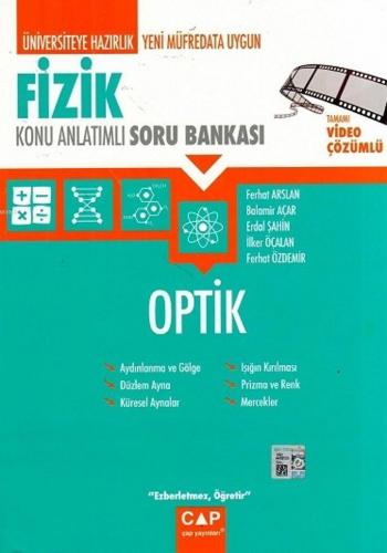 Çap Yayınları Üniversiteye Hazırlık Fizik Optik Konu Anlatımlı Soru Bankası Çap