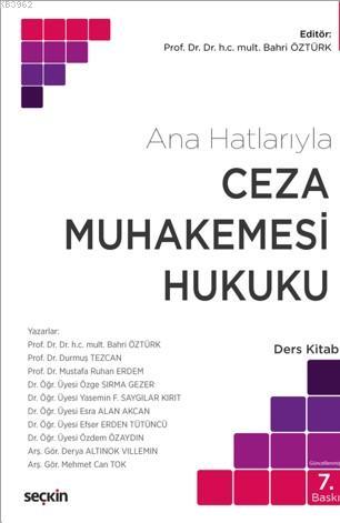 Ceza Muhakemesi Hukuku Ders Kitabı