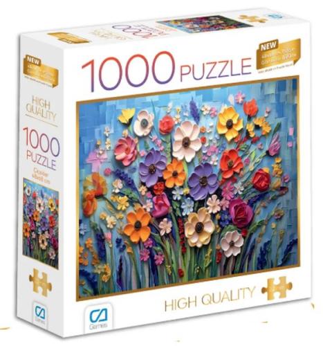 Çiçekler Puzzle 1000