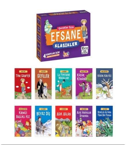 Çocuklar İçin Efsane Klasikler– (10 Kitap+Soru Kitapçığı)