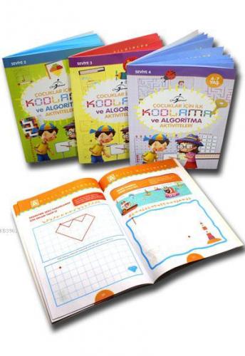 Çocuklar İçin İlk Kodlama ve Algoritma Aktiviteleri - 4 Kitap