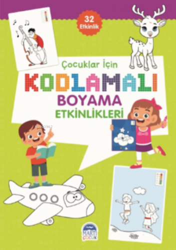 Çocuklar İçin Kodlama Etkinlikleri - Yeşil2 - 32 Etkkinlik