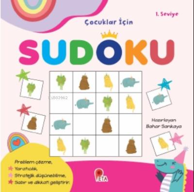 Çocuklar İçin Sudoku 1 Seviye Bahar Sarıkaya