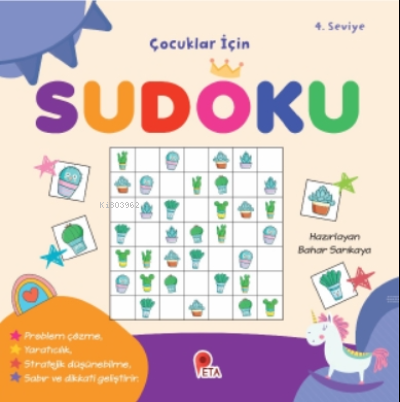 Çocuklar İçin Sudoku 4. Seviye Bahar Sarıkaya